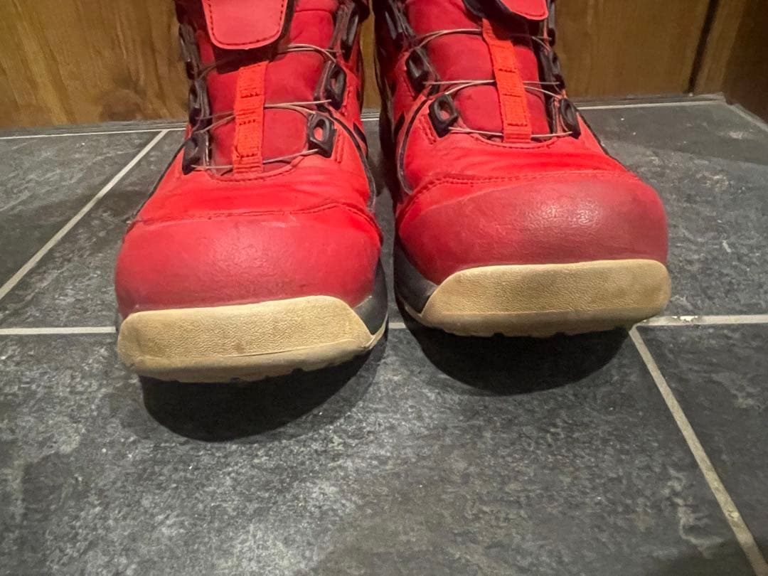 ASICS 安全靴 レッド 27.5cm JSAA A種