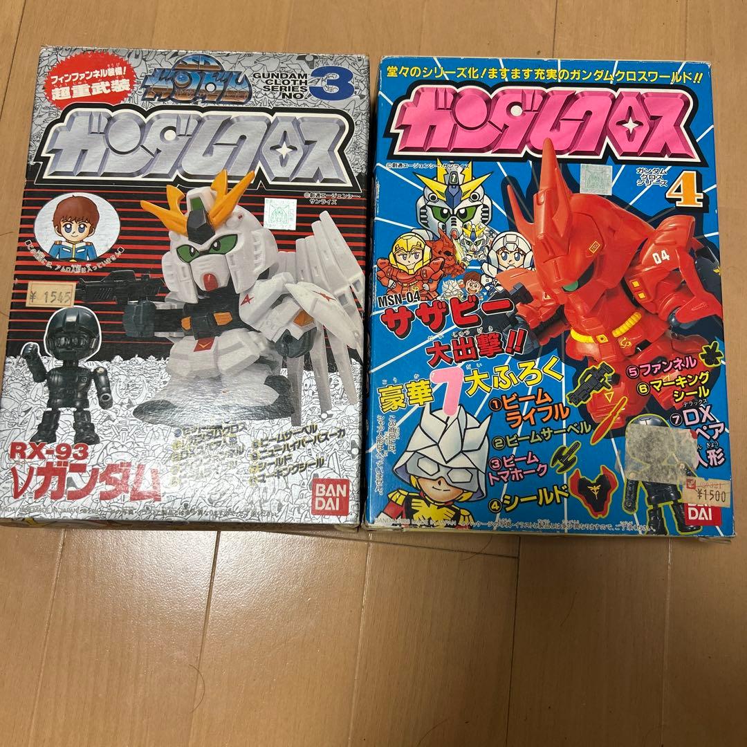 ガンプラ SDガンダム ガンダムクロス サザビー νガンダム 当時品 ガンプラ SDガンダム ガンダムクロス サザビー νガンダム 当時品