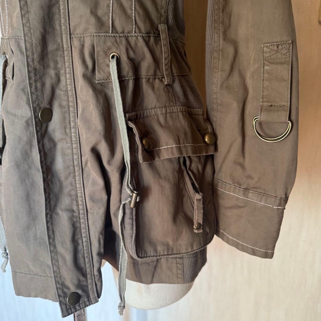 Y2K☆ヴィンテージ☆ミリタリージャケット☆フェアリーグランジ 平成