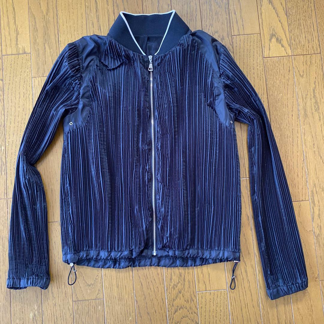 ランバンスポールの黒のブルゾン LANVIN SPORT（ランバンスポール） 公式 ランバン スポール 防寒