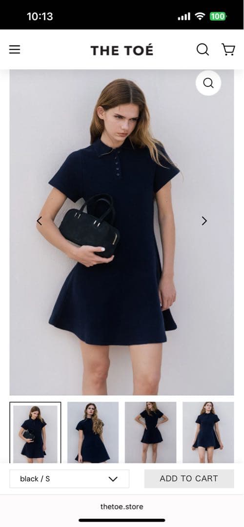 新品thetoeミニワンピース Erie Frills Onepiece – THE TOÉ