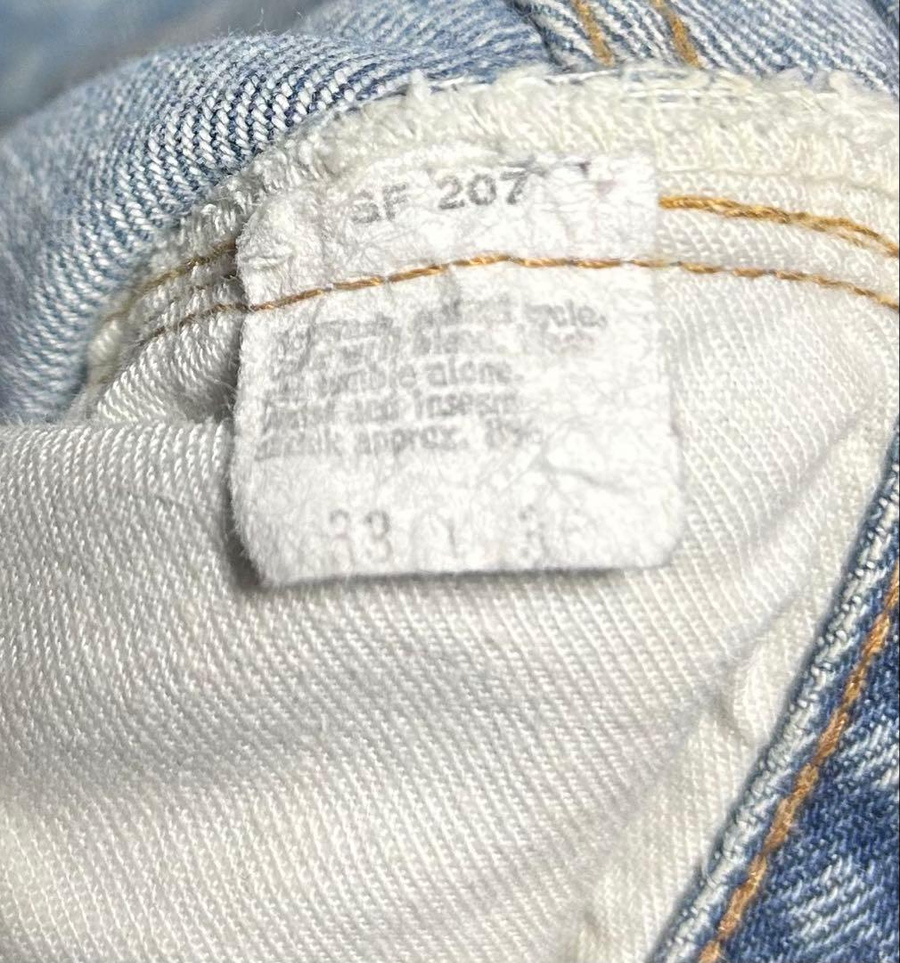 リーバイス 501 66後期モデル 33×36 ほぼノーリペア 縦落ち 前期