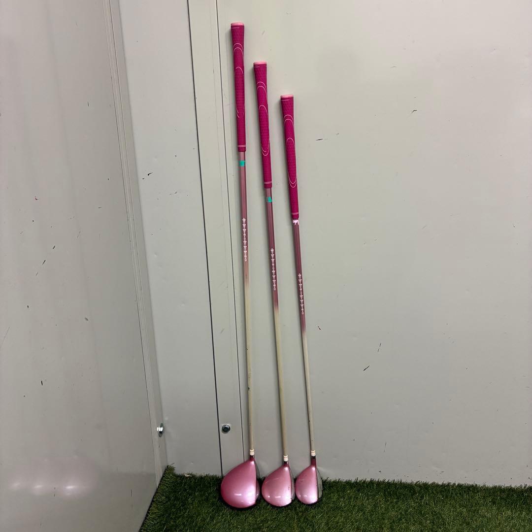 レディースゴルフクラブセット【PARADISO】【GOLDEN BEAR】☆