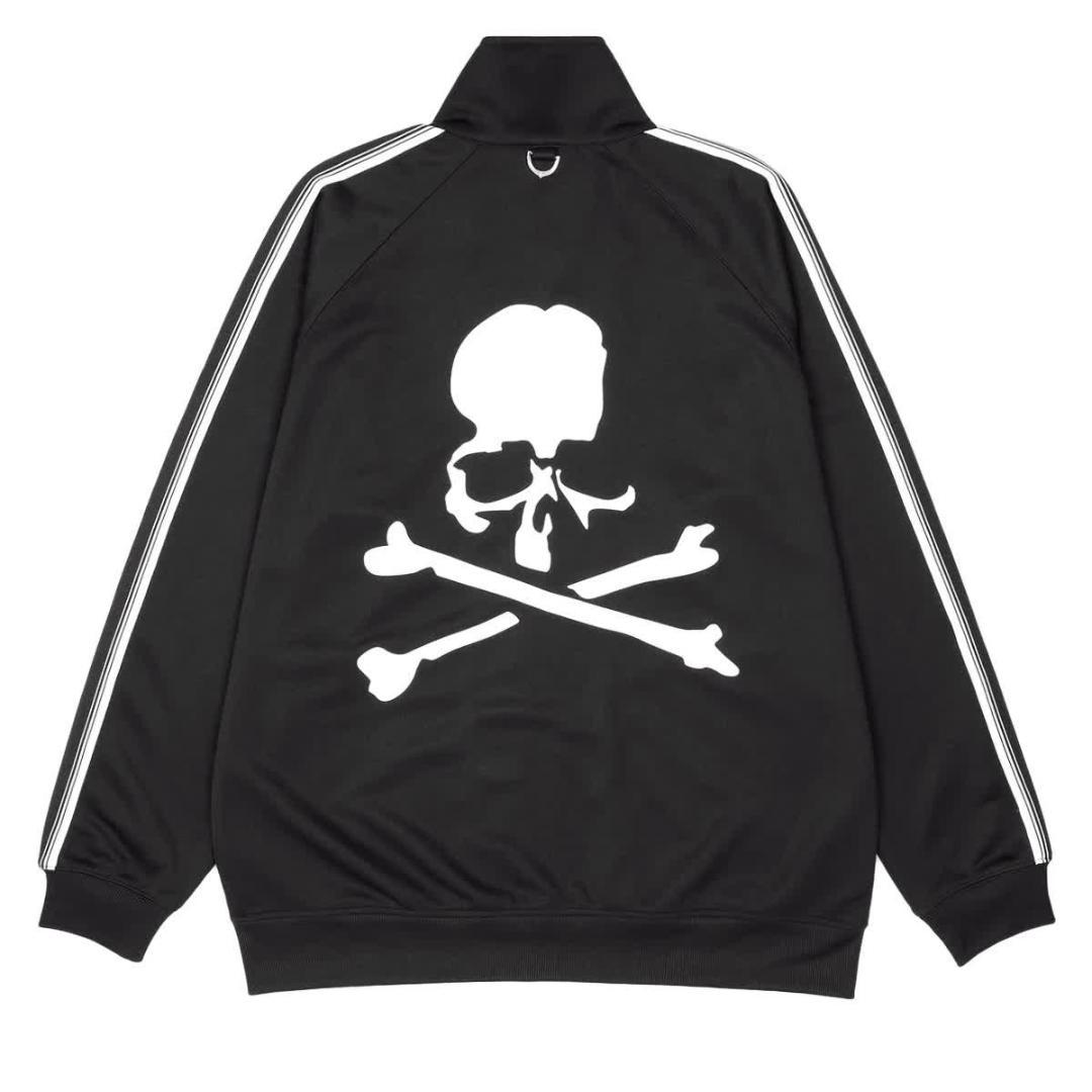 トップス MASTERMIND WORLD x NEW ERA PA JSY TR JKT スムースジャージー サイドテープ トラックジャケット MASTERMIND