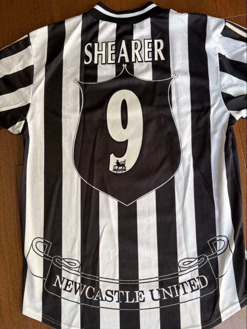 ニューカッスル 1997-1999 adidas No.9 シアラー 長袖