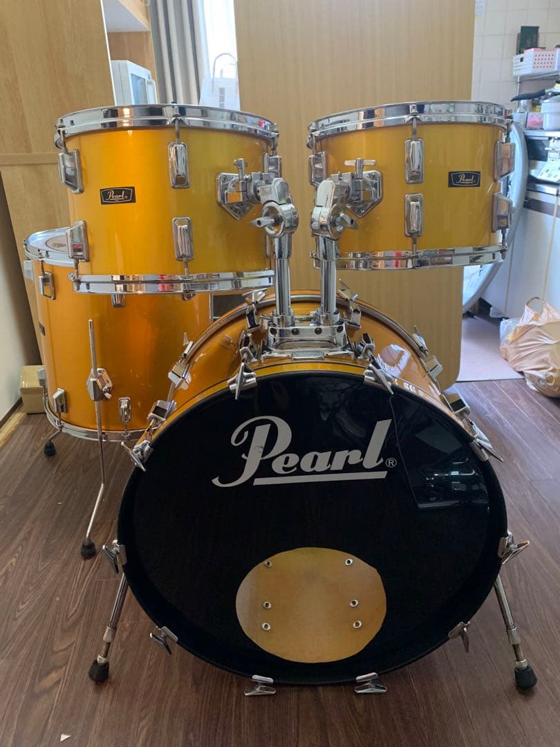 Pearl パール ファイバーグラスシェル ドラムセット 22 12 13 16