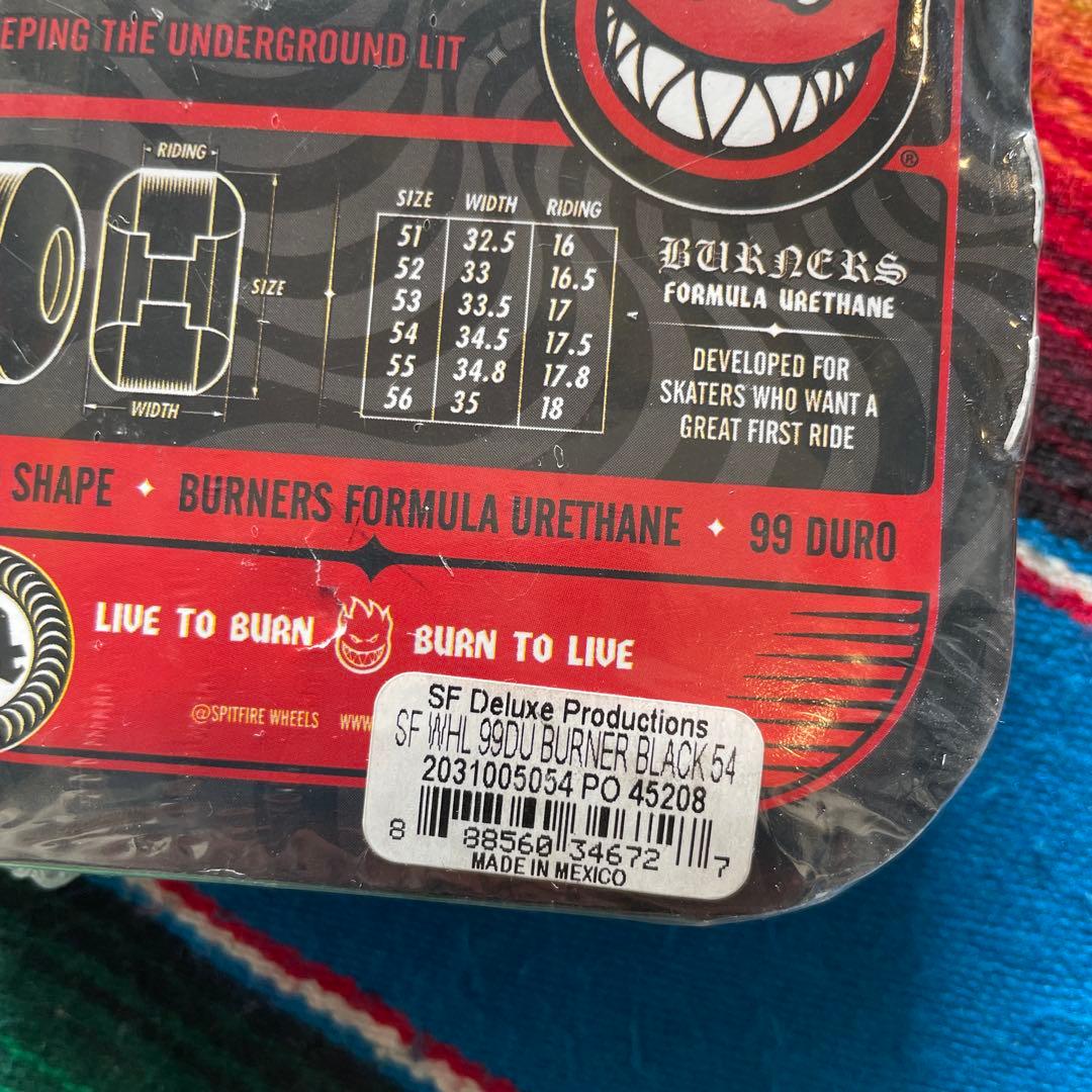 SPITFIRE BURNERS54mm99aスケボーウィール 定価¥9,130 - メルカリ