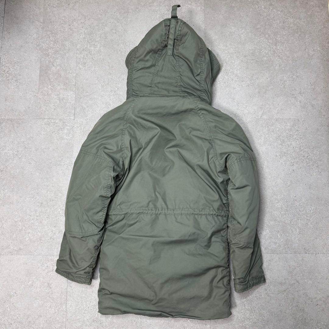 希少サイズ XXS 80s 米軍 官給品 N-3B セージグリーン ユニセックス