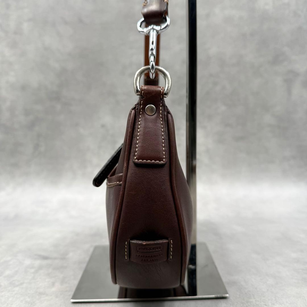 COACH コーチ ワンショルダー バッグ 7593 ブラウン - メルカリ