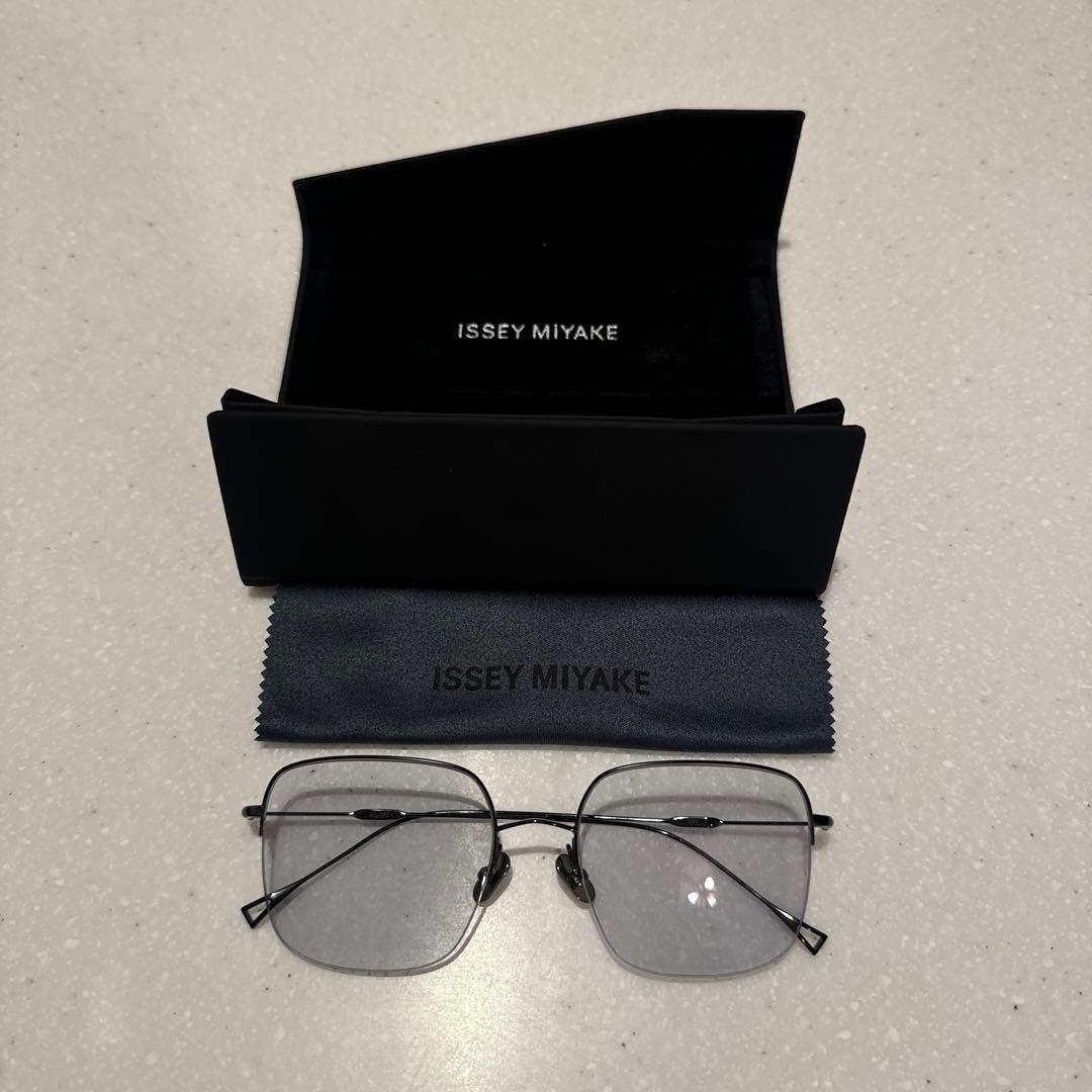 issey miyake 金子眼鏡 スクエア Y2K コラボ サングラス レア issey
