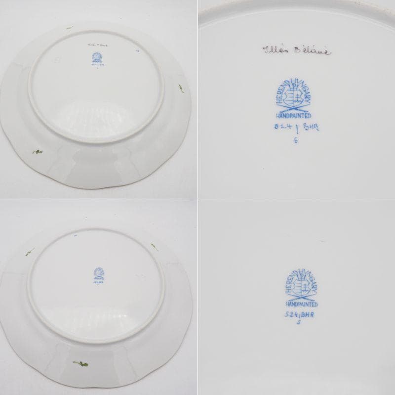 ヘレンド ヘレンドブーケ BHR 25.5cm ディナープレート ペア #2