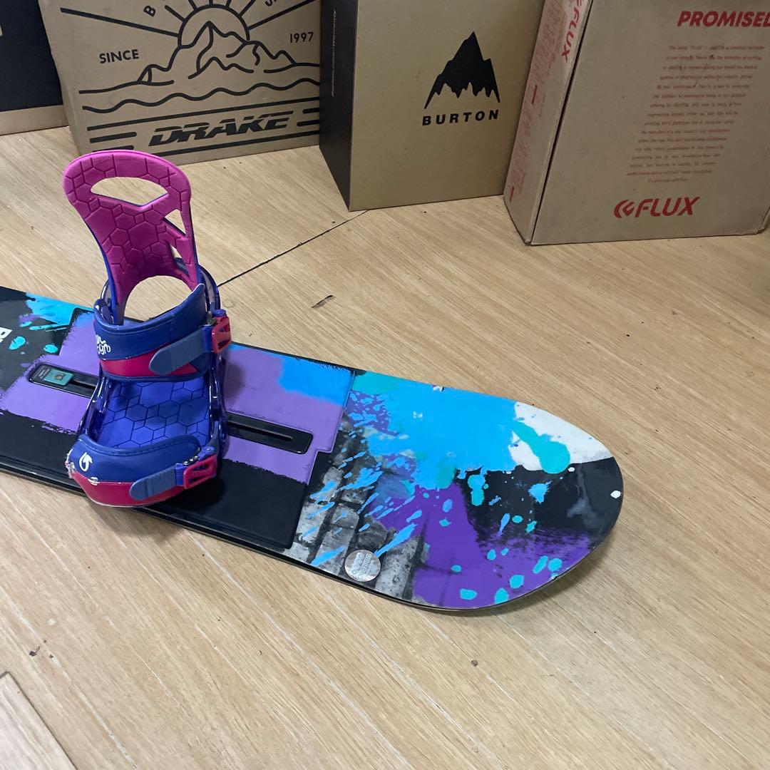 BURTON キッズスノーボードセット バートン SCRIBEバイン付