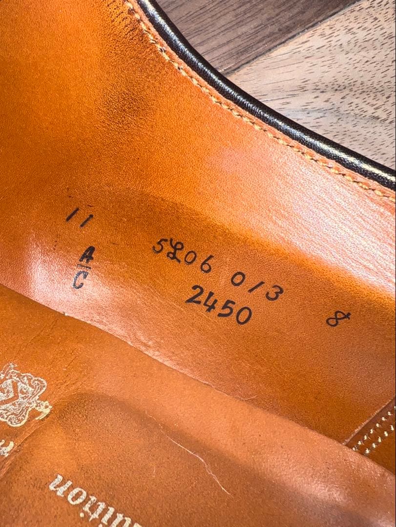 美品 Aldenオールデン コードバン Limited US11 赤茶2450 - メルカリ