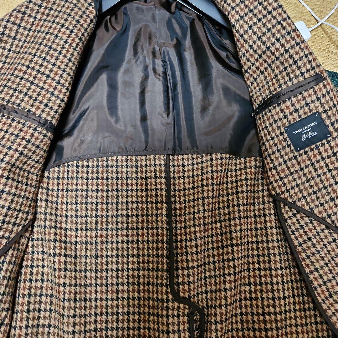 Kazu様専用 TAGLIATORE ブリッラ ブラウン チェスターコート - メルカリ