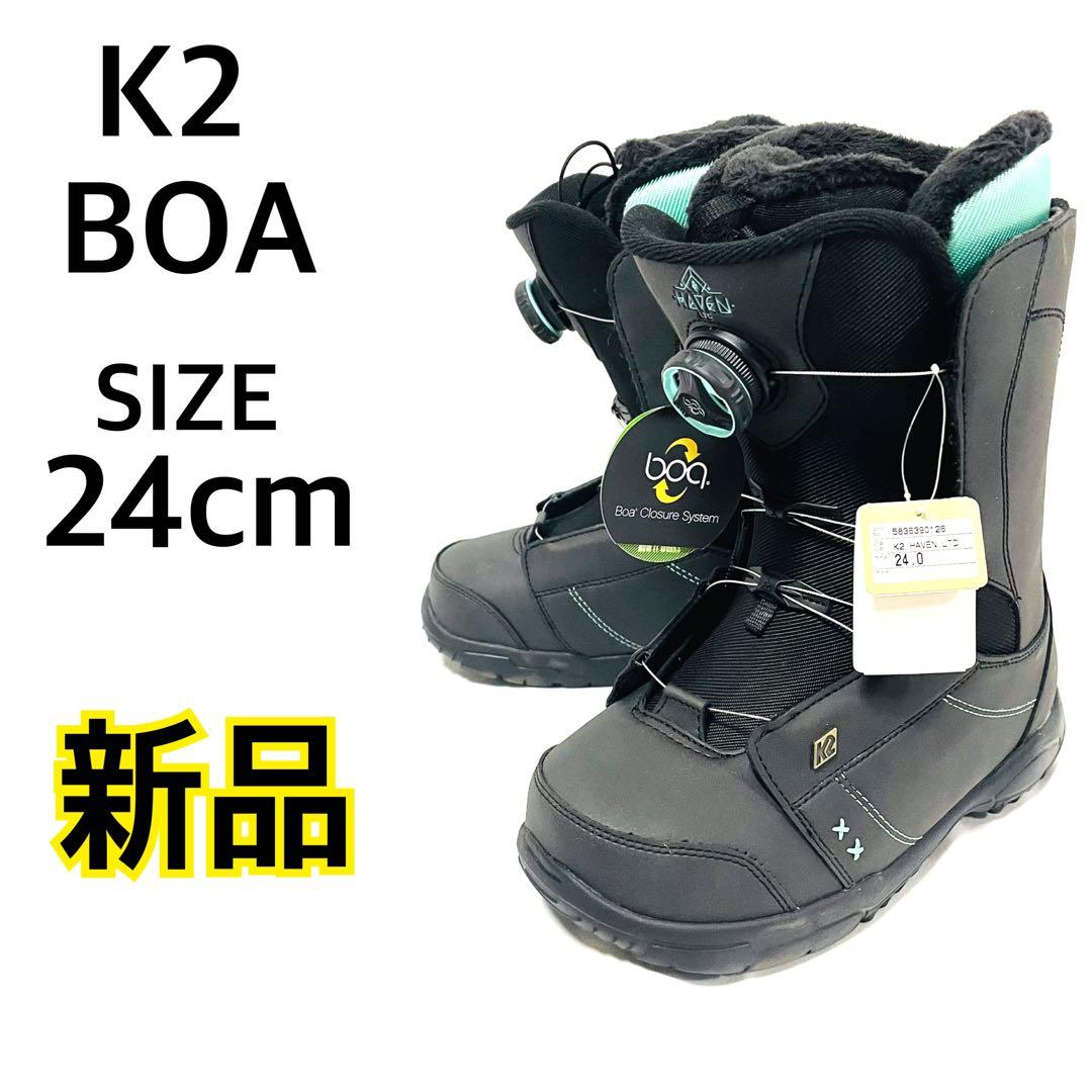 【目玉商品】★新品★ K2 スノーボードブーツ 24cm boa 黒×緑 K2 スノーボードブーツ 24cm 目玉商品】☆新品☆ K2 スノーボード