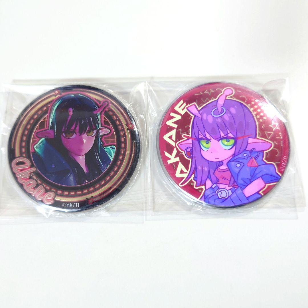 銀河特急 ミルキー☆サブウェイ× MON SOLEIL メタル缶バッジ アカネ