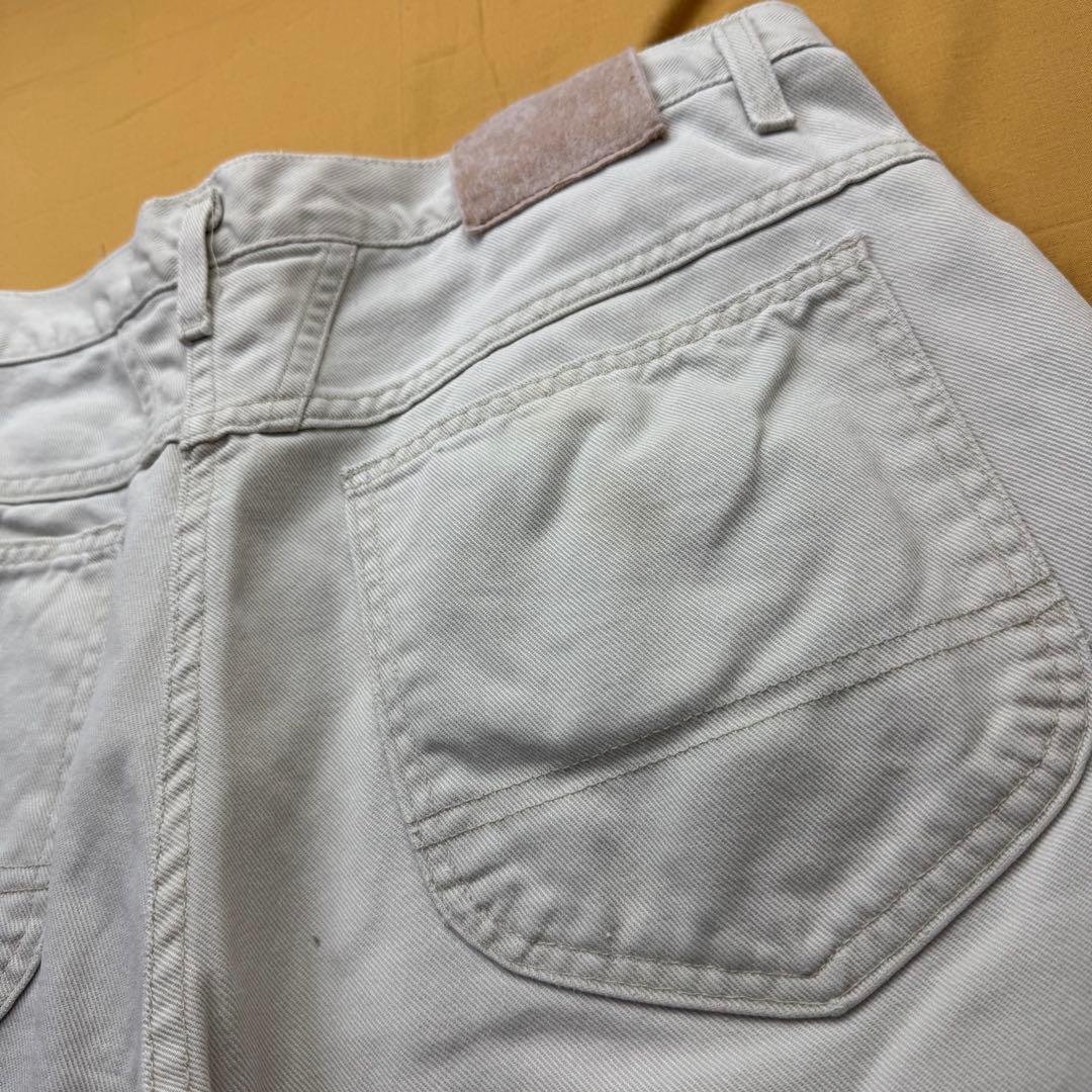 マリテフランソワジルボー デニム ホワイト 生成り W34 hiphop