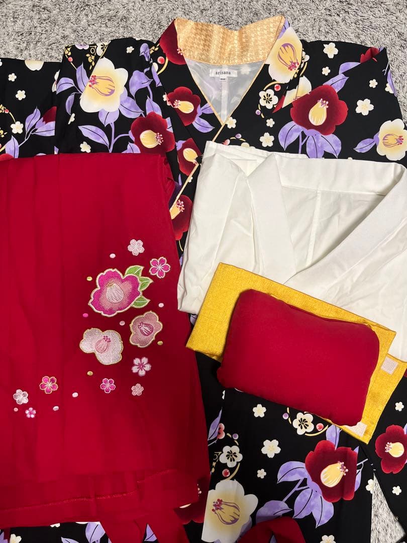 150センチ 袴 セット 卒業 着付け 簡単 楽天市場】【美容院での着付け