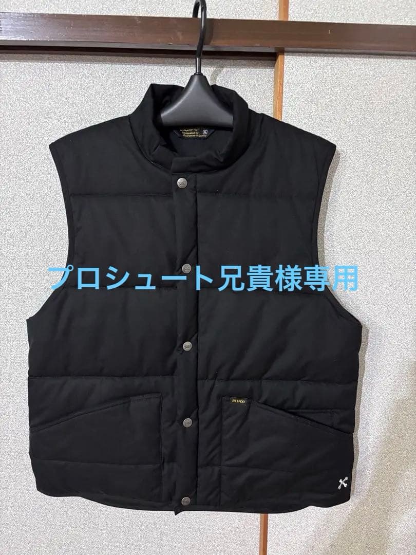 ブルコ キルティングベスト ブラック XL - メルカリ