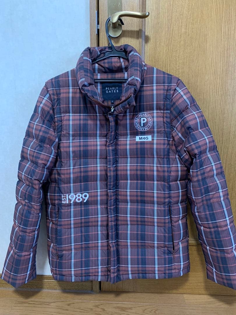 やまぴさん専用　パーリーゲイツ　ダウンジャケット 5 メンズチェック柄 Amazon | [パーリーゲイツ] メンズ ブルゾン タフレックス ブラウンBIG