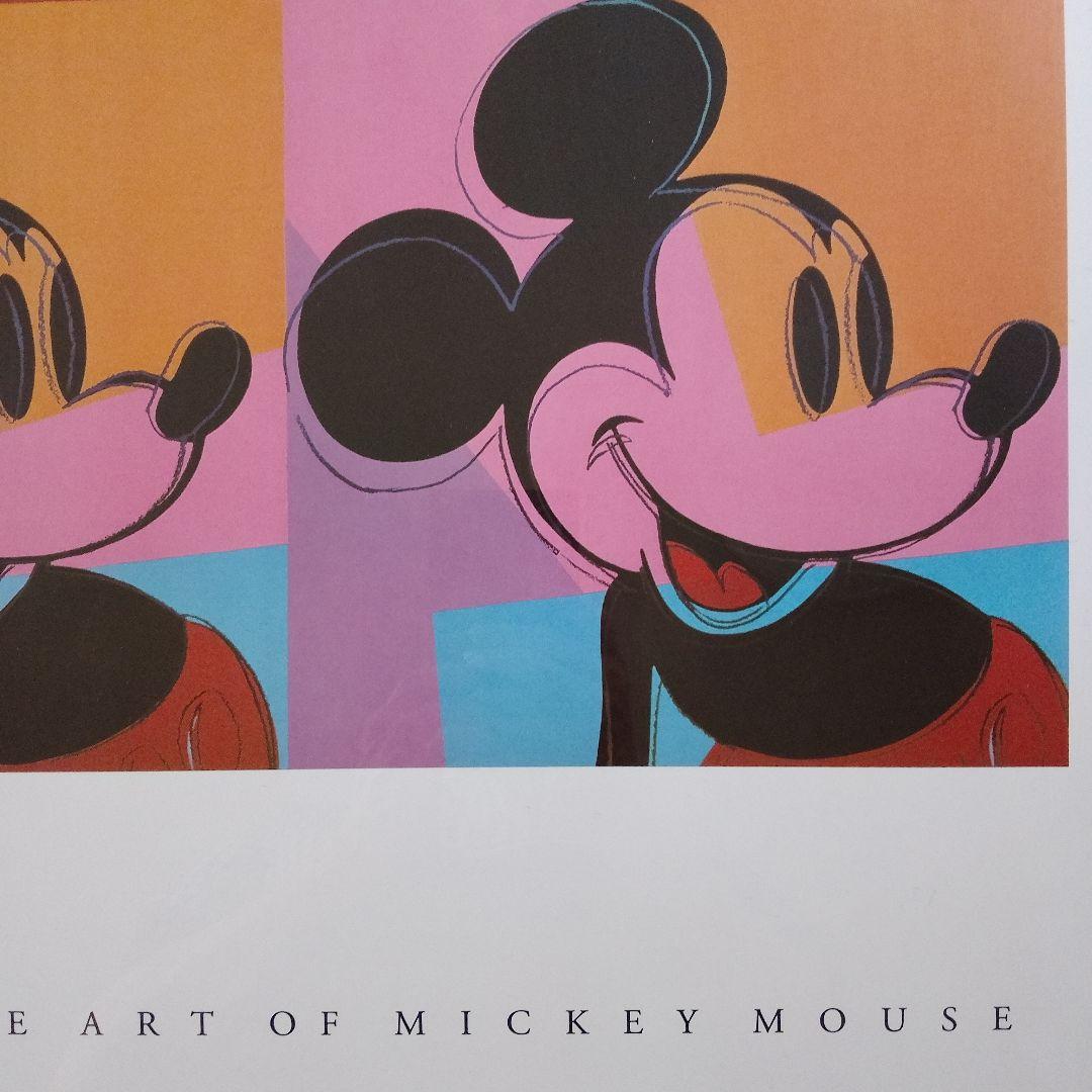 \"新品\"ウォーホルリトポスター『THE ART OF MICKEY MOUSE』