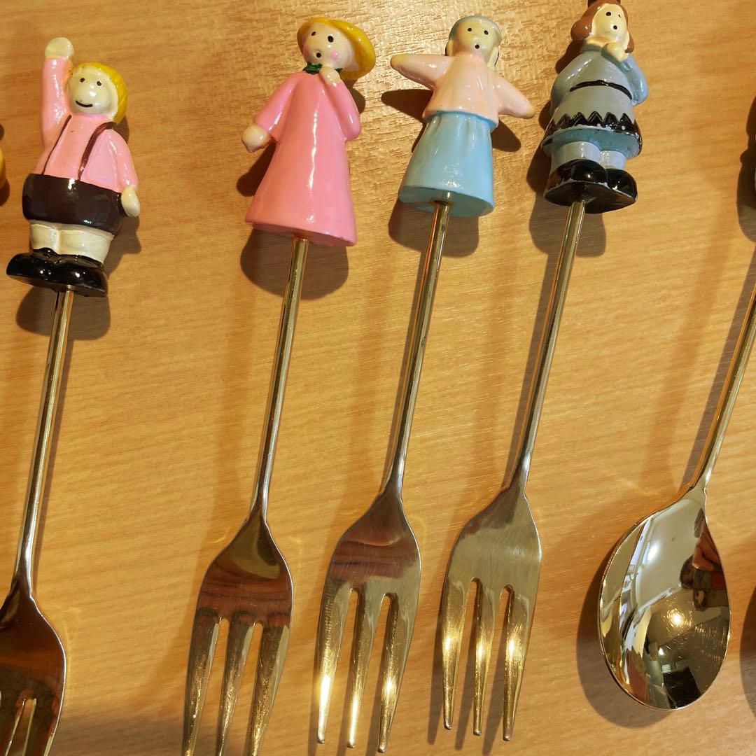 フェリシモ 絵本童話 ティースプーン&フォーク 10本セット - メルカリ