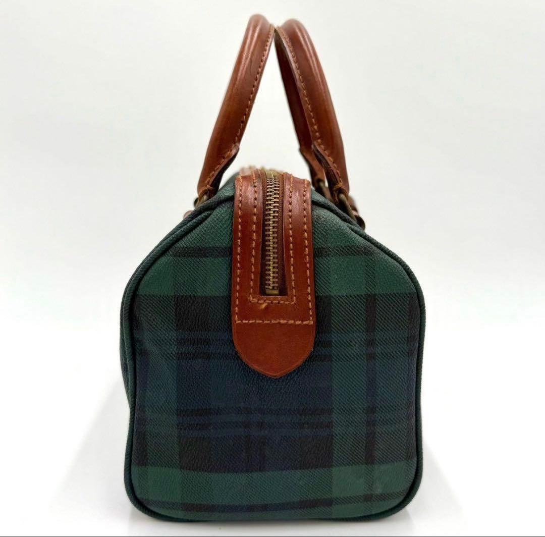 POLO RALPH LAUREN ミニボストンバッグ チェック柄 ハンドバック
