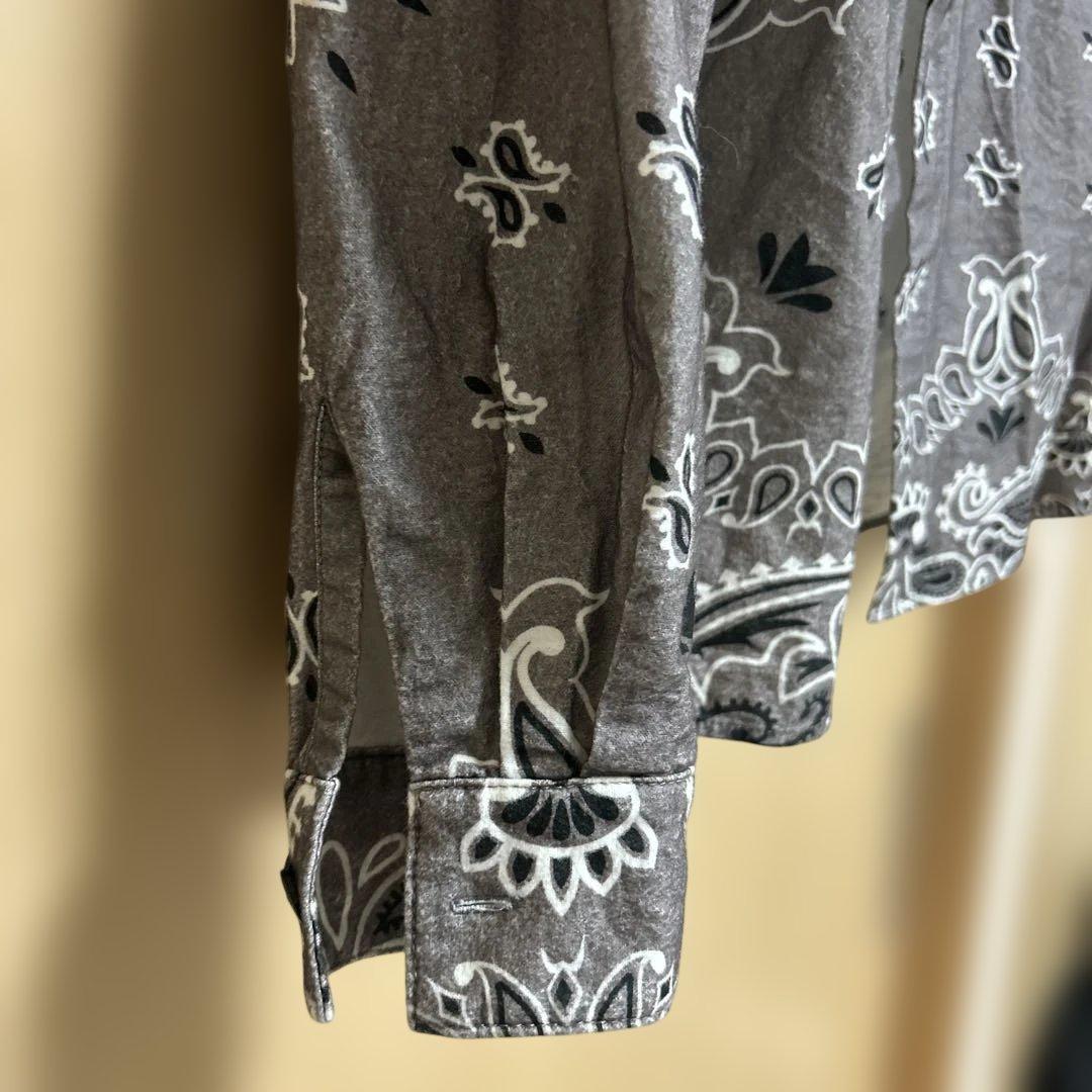 CHALLENGER バンダナ柄 長袖シャツ M - メルカリ