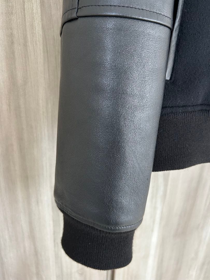 菅原靴店限定】EMMETI レザーカシミアスタジャン 48 - メルカリ