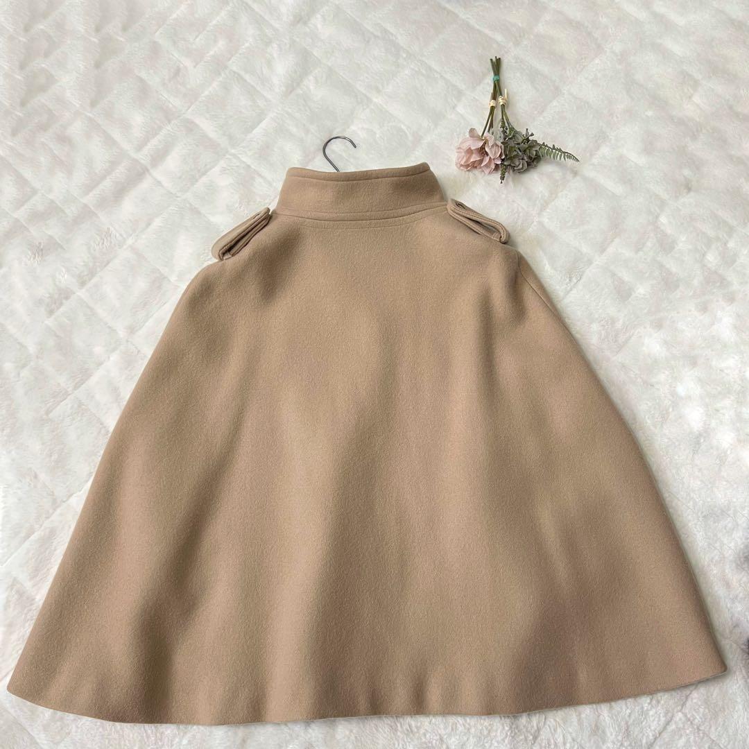 ドゥーズィエムクラス/ラクラス ケープポンチョ マントウールコート