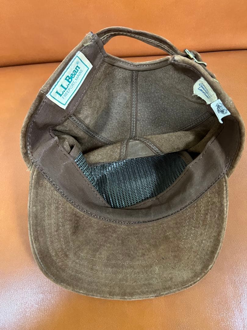 L.L.Bean スエード ベースボールキャップ　80s アメリカ製
