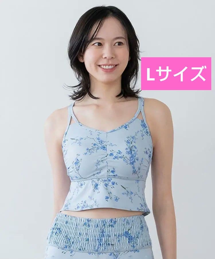 SUKALA ジオメトリックアクティブブラトップ ブラック Lサイズ S20824068