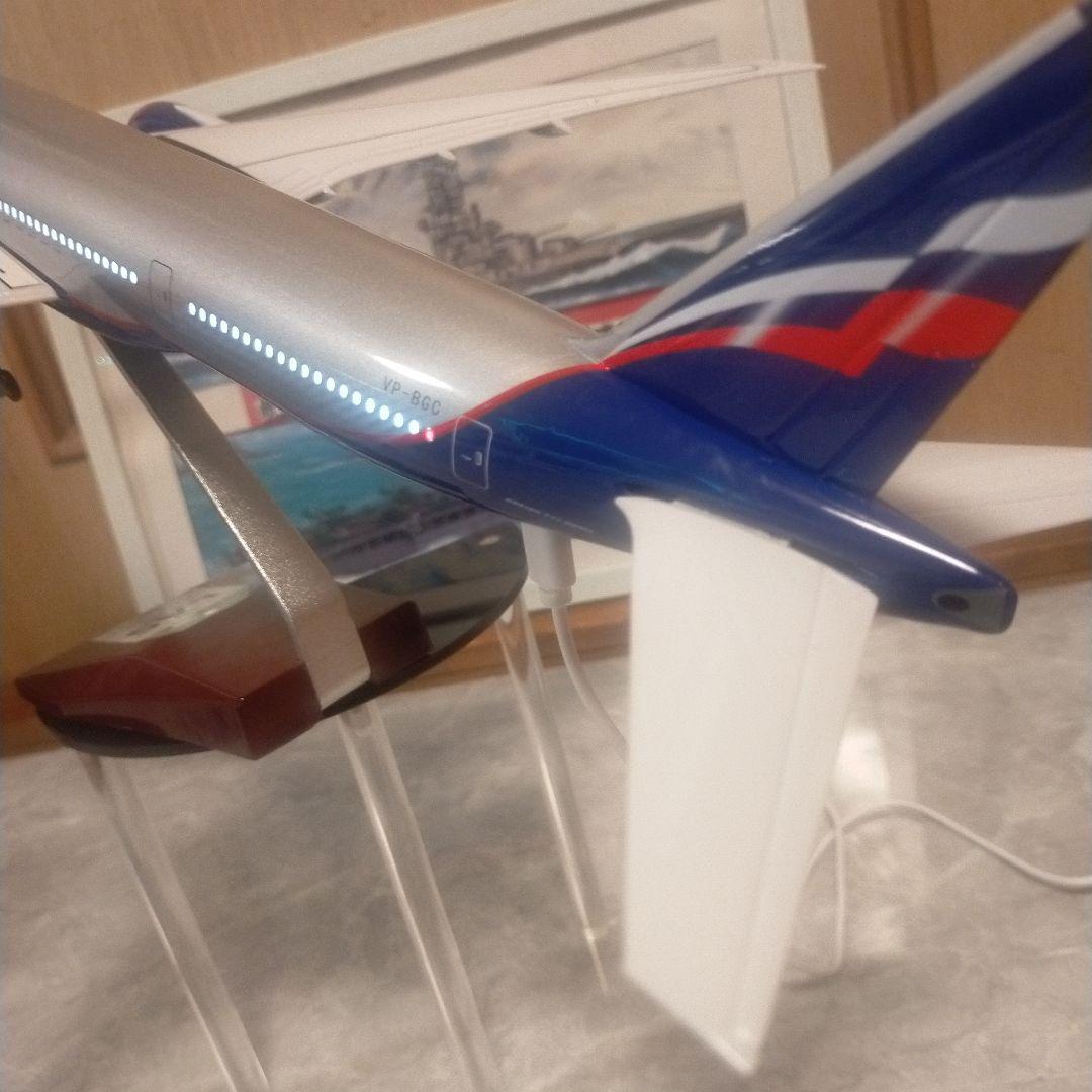 発光機能つき…ロシア／アエロフロート、ボーイング777 - メルカリ