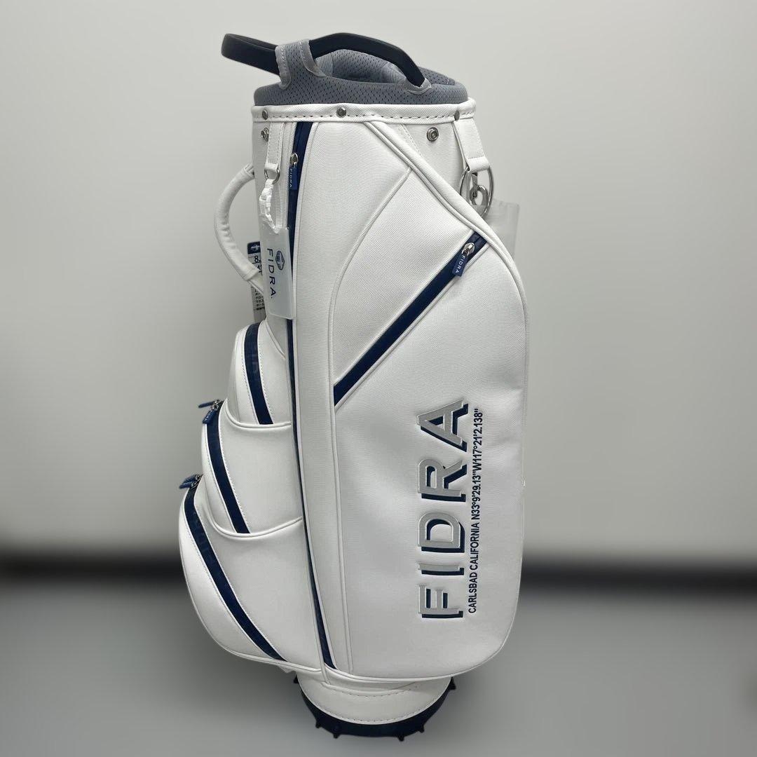 FIDRA ゴルフキャディバッグ ホワイト フィドラ（FIDRA）（メンズ、レディース）ゴルフ カートタイプ