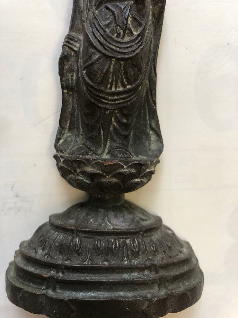 真如苑十一面觀世音菩薩（伊藤真乘作）古董品，稀少物，古铜製