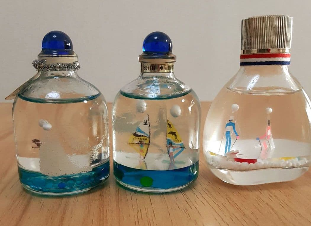 オイルドーム ミニチュアボトル サーフィン スキー ハングライダー