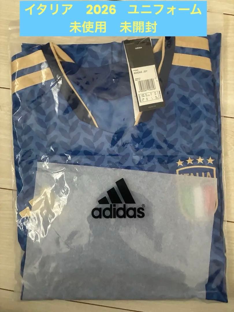 【即発送】サッカー イタリア代表 2026 ホーム レプリカ ユニフォーム イタリア代表 2026 ホーム 半袖 ユニフォーム No.18 バレッラ【adidas