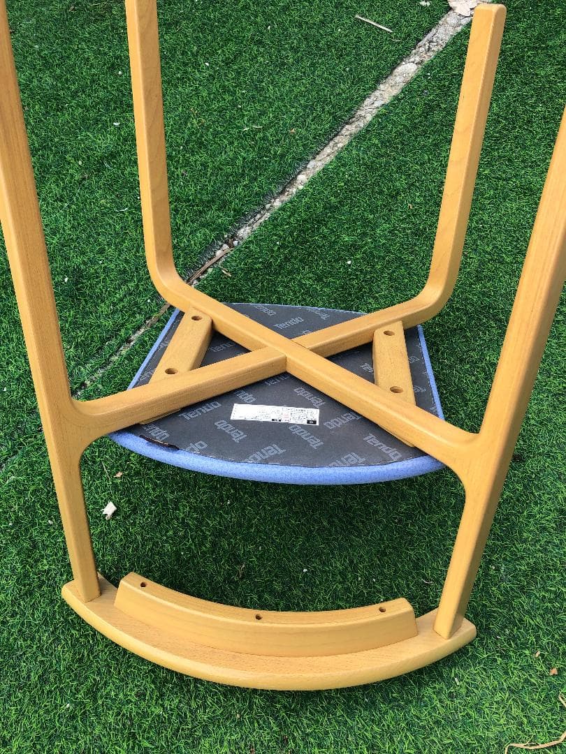 ○天童木工 椅子 イス 3脚 セット T-5348WB-ST型 天然木製フレーム