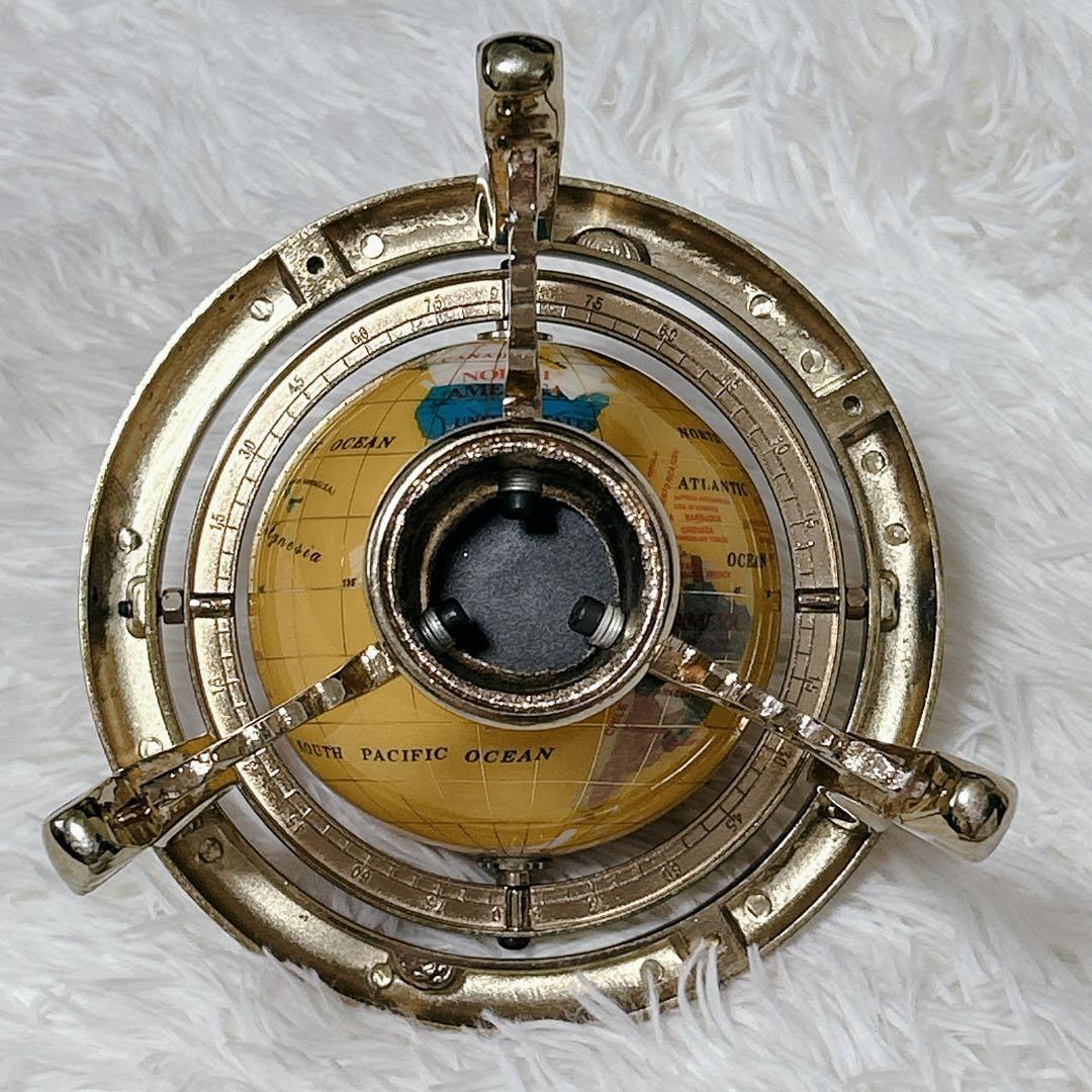 ✨希少✨ アンティーク地球儀 ゴールドスタンド 方位磁針付 猫脚