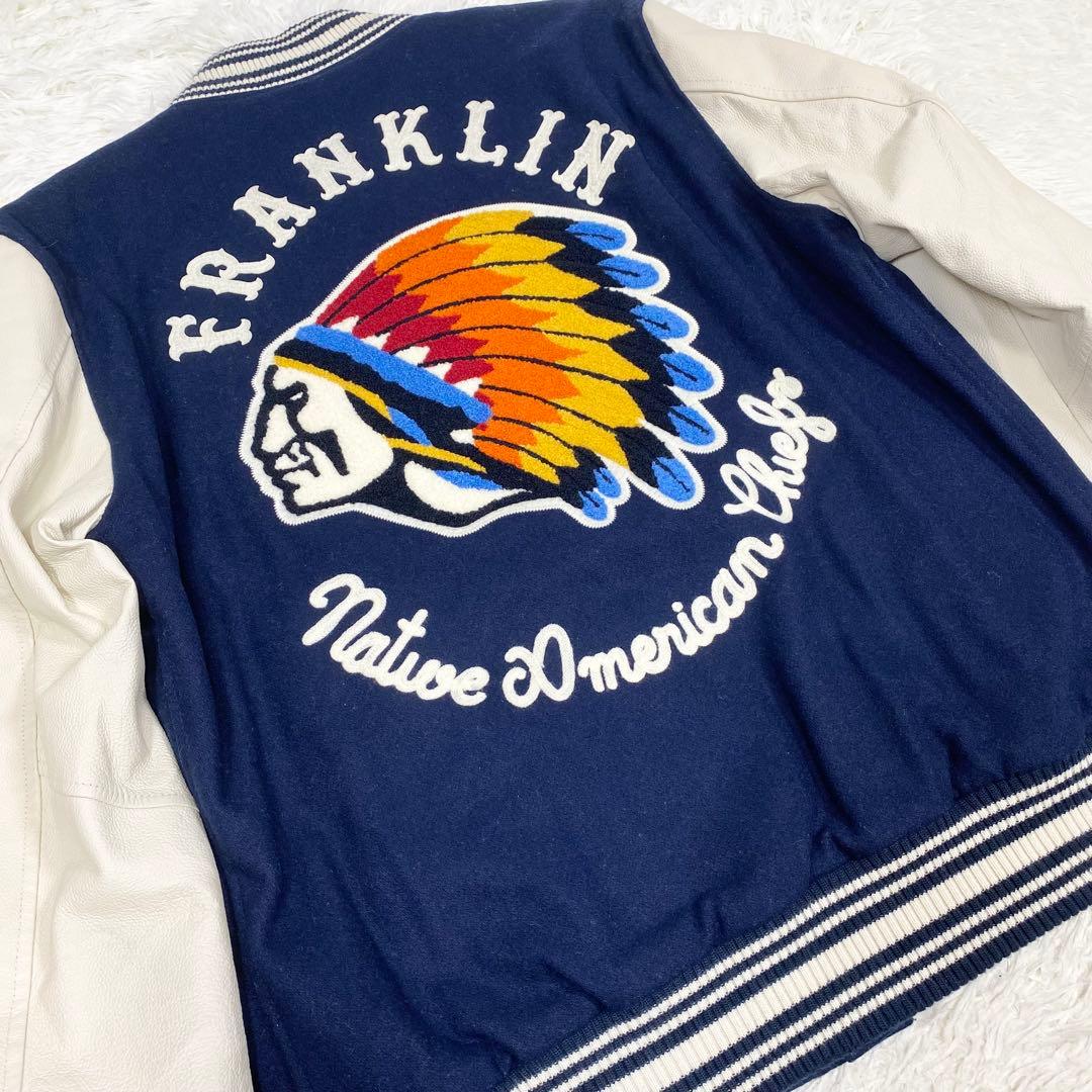 piroki様専用 FRANKLIN MARSHALL スタジャン レザー切替 - メルカリ