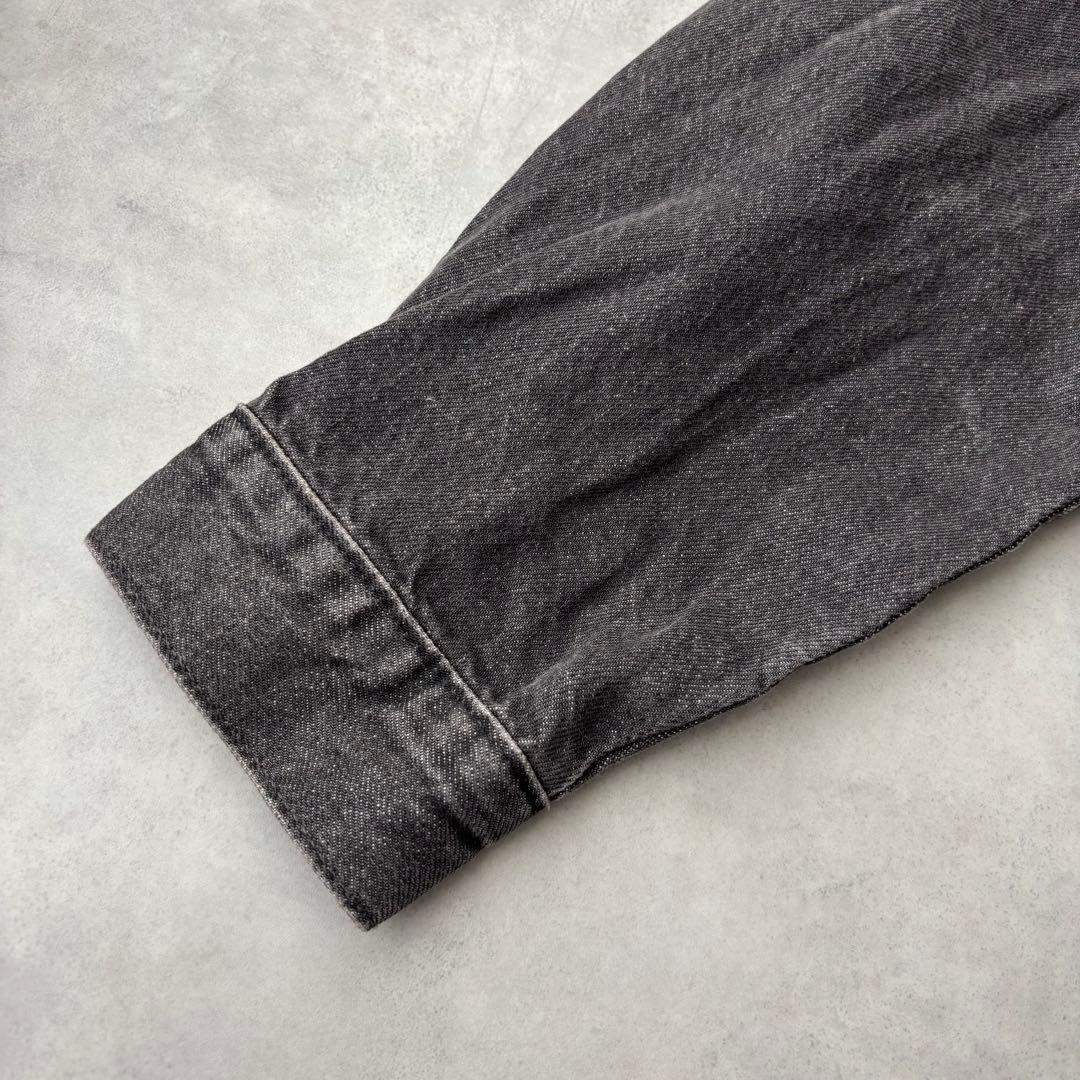 ま*を様 16194 Levi's ブラックデニム Gジャン フェード - メルカリ