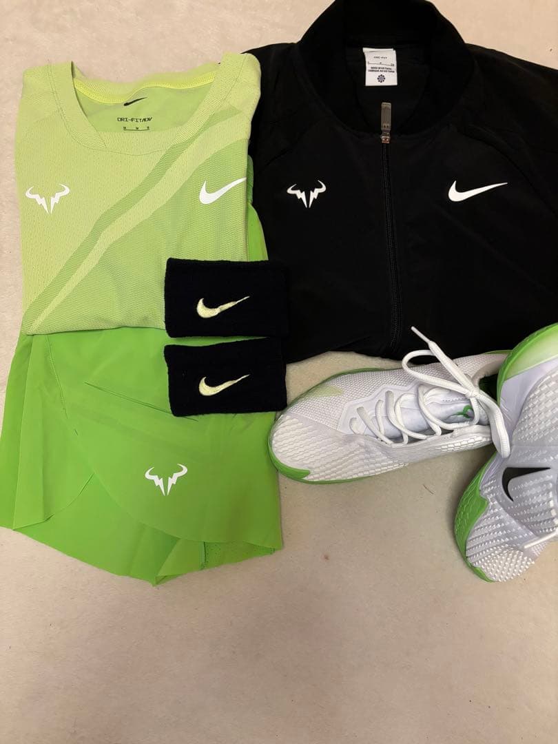 ありがとう【ナダル】2023 怪我のリハビリ中ナダル 試合用シューズ 25cm