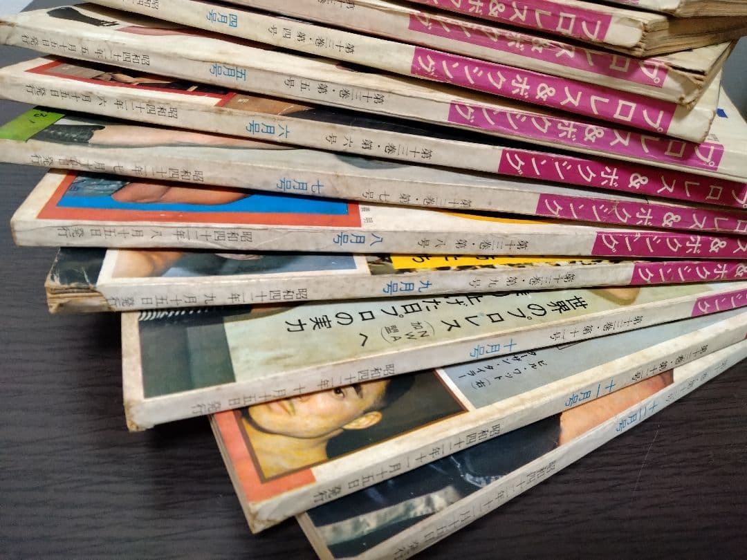 プロレス&ボクシング 1967年全巻 12冊