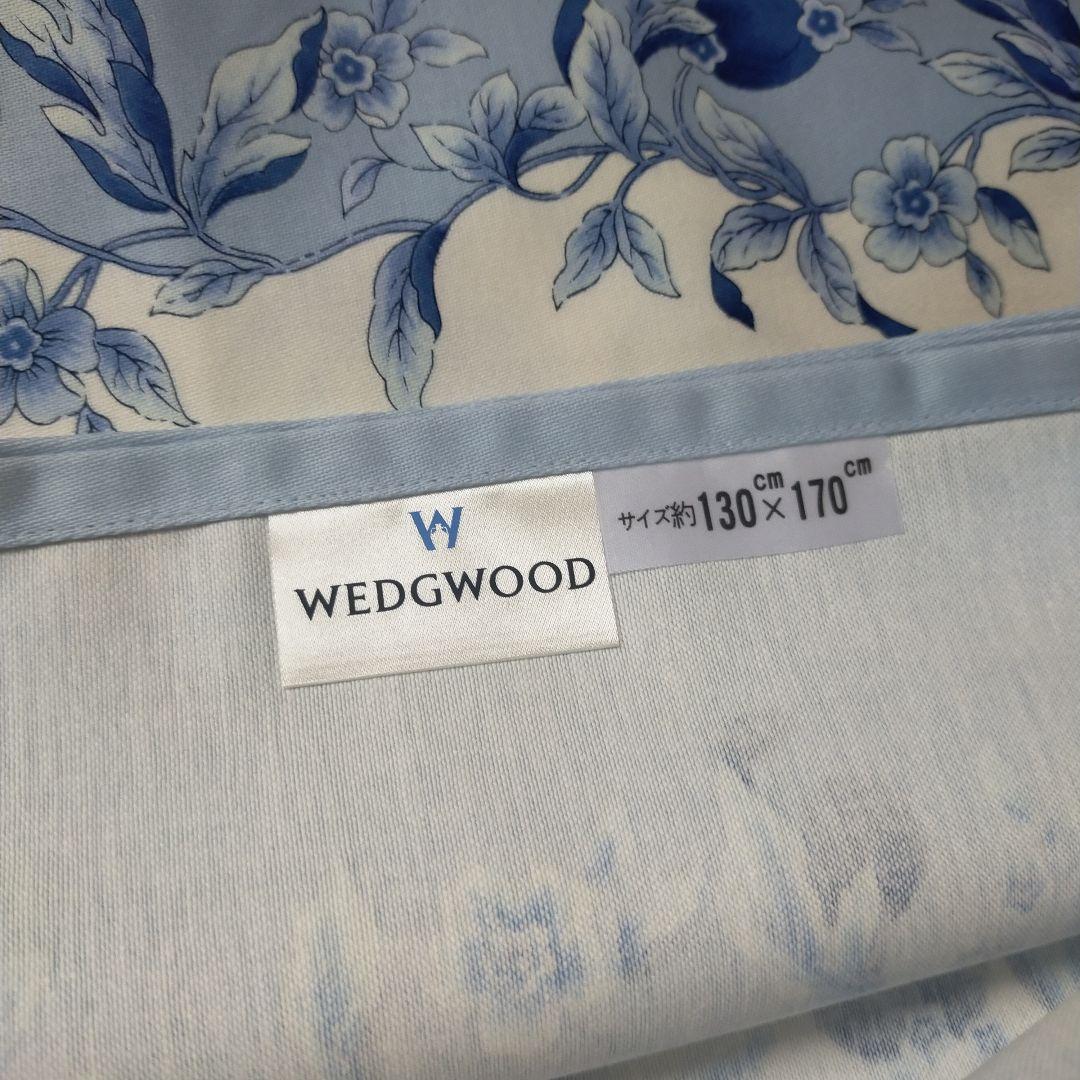 未使用 ウェッジウッド テーブルクロス ブループラム 約130×170cm