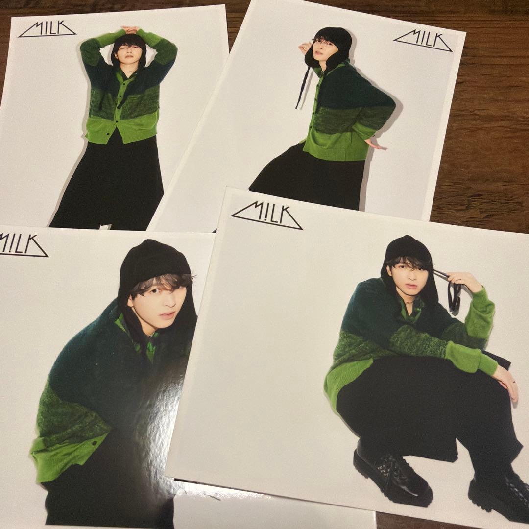 M!LK 吉田仁人 生誕写真 緑 4枚セット - メルカリ