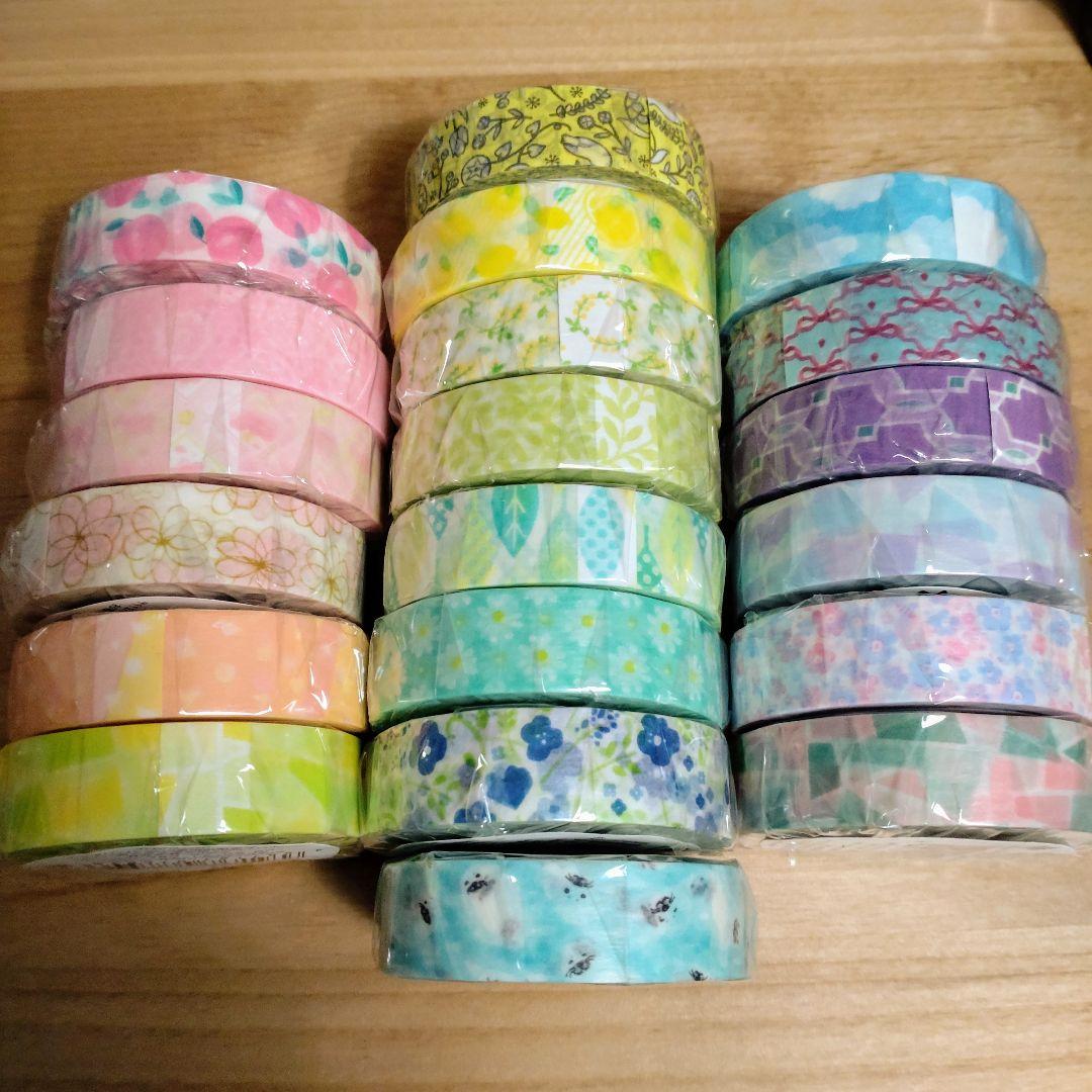 750.新品　ニチバン　廃盤マスキングテープ　プチジョア20個④ マスキングテープ 20巻セット オリジナルセット 15mm×18m プチジョア