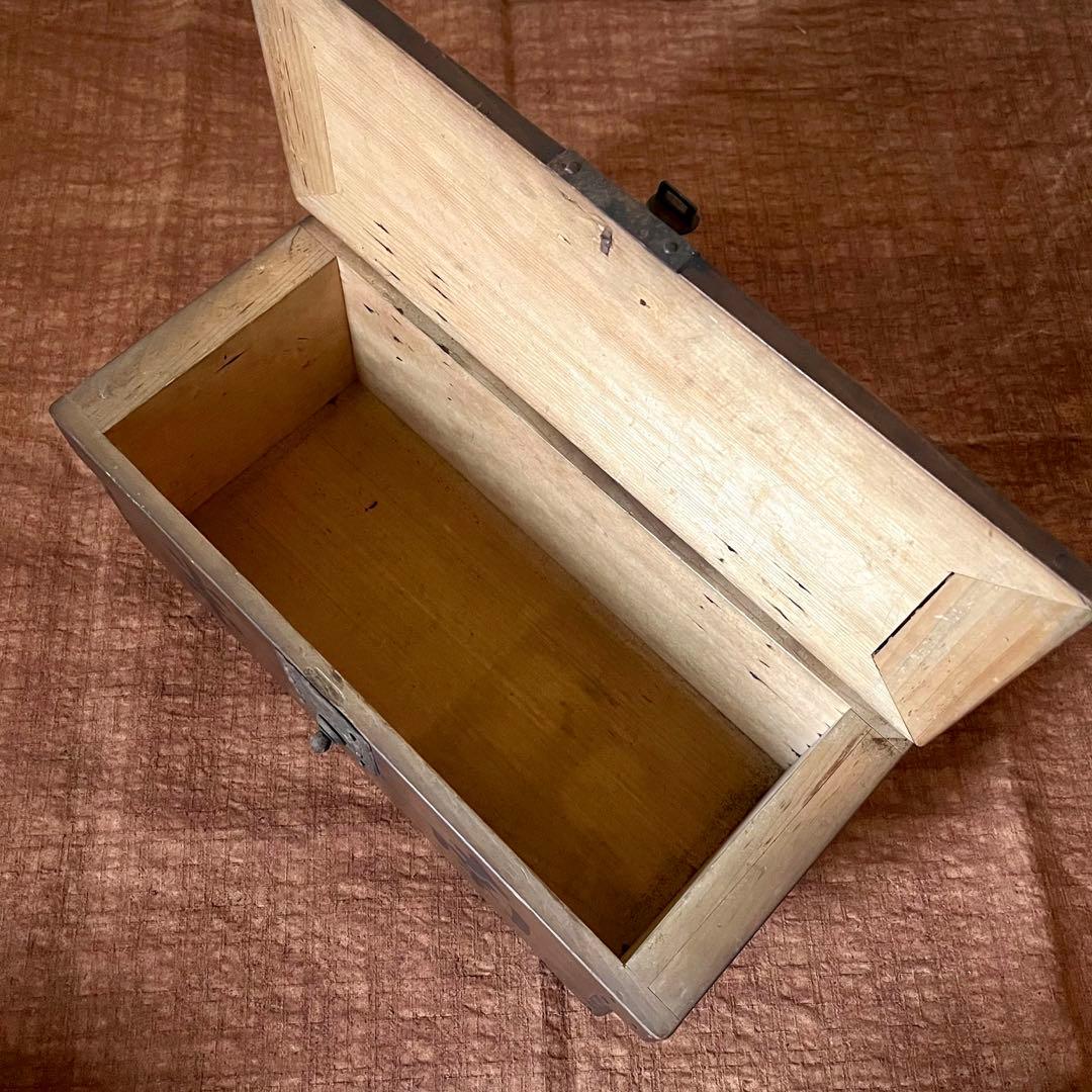 古道具 幕末 文字入 銭箱 千両箱