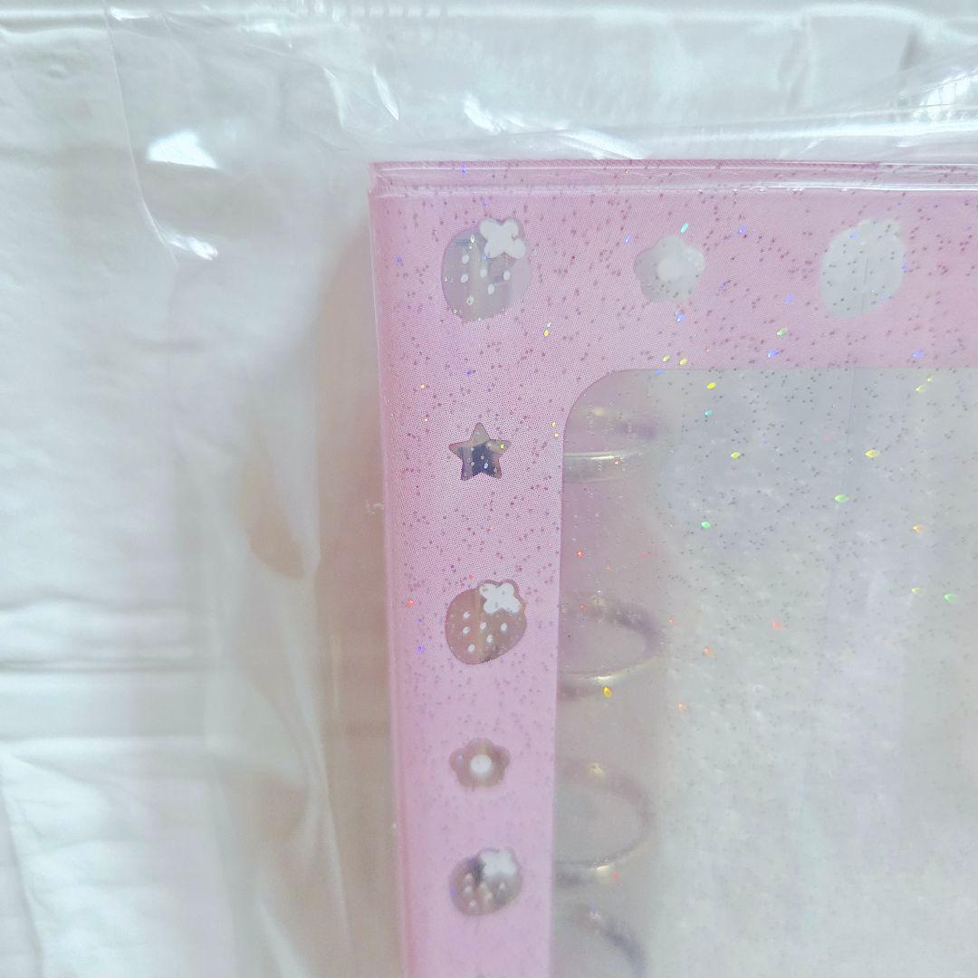 Mering メリング バインダー ストロベリーピンク A7 シール帳 いちご