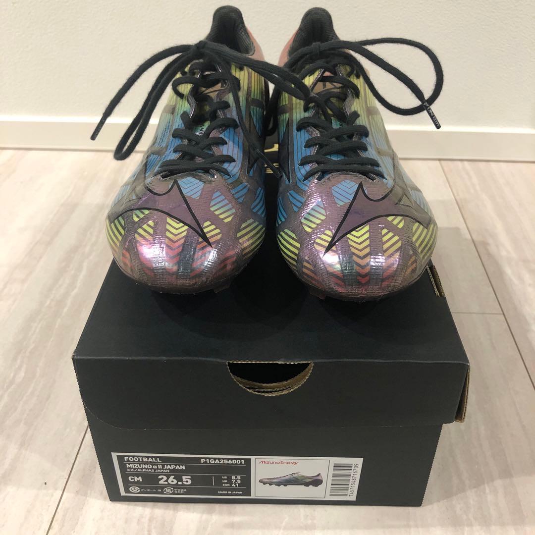 Mizuno Alpha Q II Japan 26.5cm 　虹色　玉蟲色