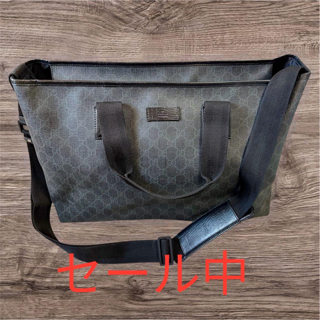 【美品】GUCCI グッチ 2way トートバッグ GGスプリーム ショルダー GUCCI（グッチ） （美品）グッチ GUCCI GGスプリーム 2way トート